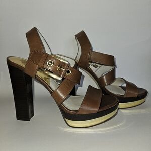 Michael Kors Brown Platform Heels